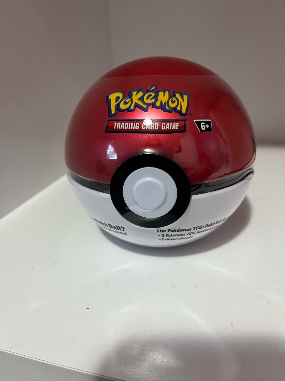 Factory sealed Pokémon Poké Ball Tin - comes with 3 sealed packs